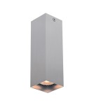 Oprawy sufitowe kwadratowe - Italux Ander Natynkowa 1xGU10 10W Aluminiowy CLN-28394-M-ALU - product 1