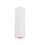 Oprawy sufitowe kwadratowe - Italux Ander Natynkowa 1xGU10 10W Biały piaskowany CLN-28394-L-WH - product 1