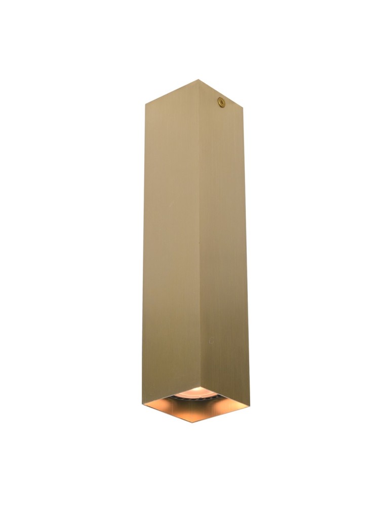 Italux Ander Natynkowa 1xGU10 10W Czarny, mosiężny CLN-28394-L-GD