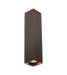 Oprawy sufitowe kwadratowe - Italux Ander Natynkowa 1xGU10 10W Brązowy CLN-28394-L-BRO - product 1