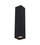 Oprawy sufitowe kwadratowe - Italux Ander Natynkowa 1xGU10 10W Czarny piaskowany CLN-28394-L-BK - product 1