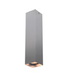 Oprawy sufitowe kwadratowe - Italux Ander Natynkowa 1xGU10 10W Aluminiowy CLN-28394-L-ALU - product 1