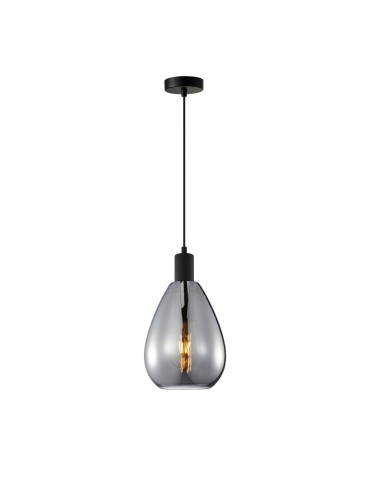 Italux Zulo Wisząca 1xE27 40W Czarny PND-27812-BK-SG