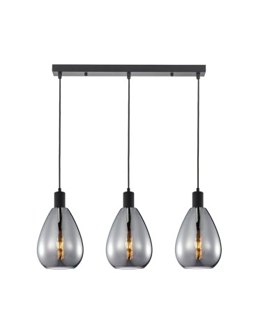 Italux Zulo Wisząca 3xE27 40W Czarny PND-27812-3-BK-SG
