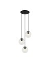 Italux Sarpo Wisząca 3xE27 40W Czarny PND-58867-3S-BK
