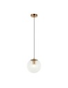 Italux Sarpo Wisząca 1xE27 40W Mosiądz PND-58867-1S-BK-BRO