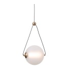 Italux Rastia Wisząca 1xLED 6W 650 lm 3000K (Ciepła biel) złoty PND-34361-S-HBR-OPAL Italux Rastia Wisząca 1xLED 6W 650 lm 3000K (Ciepła biel) złoty PND-34361-S-HBR-OPAL