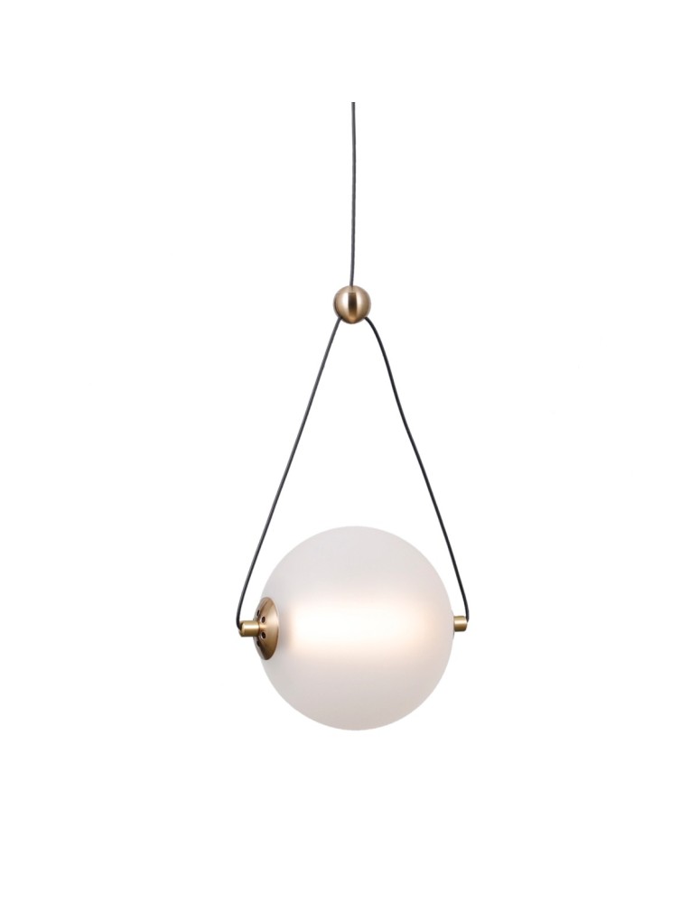 Italux Rastia Wisząca 1xLED 6W 650 lm 3000K (Ciepła biel) złoty PND-34361-S-HBR-OPAL Italux Rastia Wisząca 1xLED 6W 650 lm 3000K (Ciepła biel) złoty PND-34361-S-HBR-OPAL