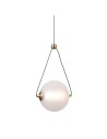 Italux Rastia Wisząca 1xLED 6W 650 lm 3000K (Ciepła biel) złoty PND-34361-S-HBR-OPAL Italux Rastia Wisząca 1xLED 6W 650 lm 3000K (Ciepła biel) złoty PND-34361-S-HBR-OPAL