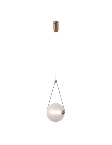 Italux Rastia Wisząca 1xLED 9W 975 lm 3000K (Ciepła biel) złoty PND-34361-M-HBR-OPAL - produkt 2