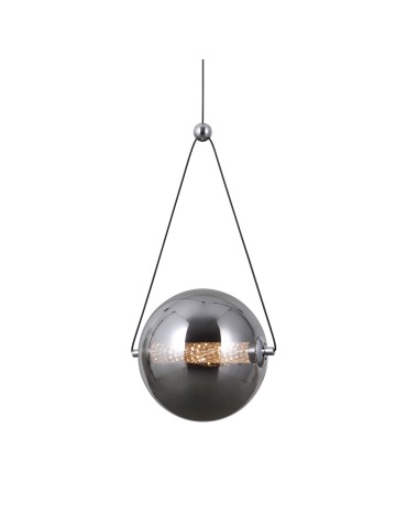 Italux Rastia Wisząca 1xLED 9W 270 lm 3000K (Ciepła biel) chromowy PND-34361-M-CH-SG