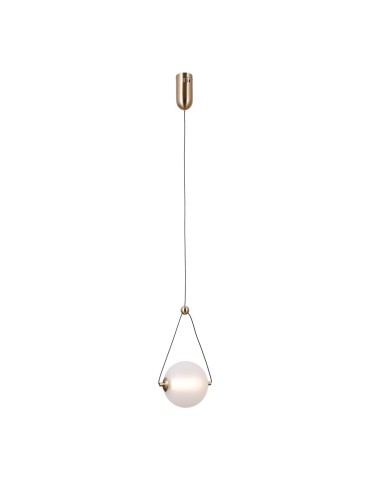 Italux Rastia Wisząca 1xLED 6W 650 lm 3000K (Ciepła biel) złoty PND-34361-S-HBR-OPAL - produkt 2