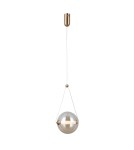 Italux Rastia Wisząca 1xLED 9W 825 lm 3000K (Ciepła biel) złoty PND-34361-M-HBR-AMB Italux Rastia Wisząca 1xLED 9W 825 lm 3000K (Ciepła biel) złoty PND-34361-M-HBR-AMB