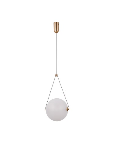 Italux Rastia Wisząca 1xLED 12W 1300 lm 3000K (Ciepła biel) złoty PND-34361-L-HBR-OPAL - produkt 2