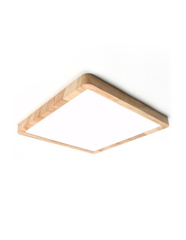 Italux Olbis Plafon 1xLED 24W 2900 lm 2800K+4000K+ 6000K (Ciepła biel) IP44 drewno PLF-63827-300L-24W-WO