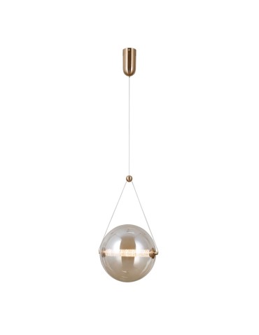 Italux Rastia Wisząca 1xLED 12W 1095 lm 3000K (Ciepła biel) złoty PND-34361-L-HBR-AMB - produkt 2