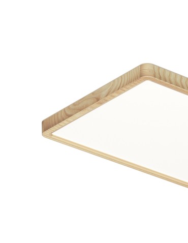 Italux Olbis Plafon 1xLED 36W 4300 lm 2800K+4000K+ 6000K (Ciepła biel) IP44 drewno PLF-63827-600L-36W-WO - produkt 2