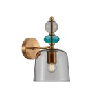 Kinkiety designerskie - Italux Namos Kinkiet 1xE27 40W Mosiądz WL-27092B-MC-BRO - product 1