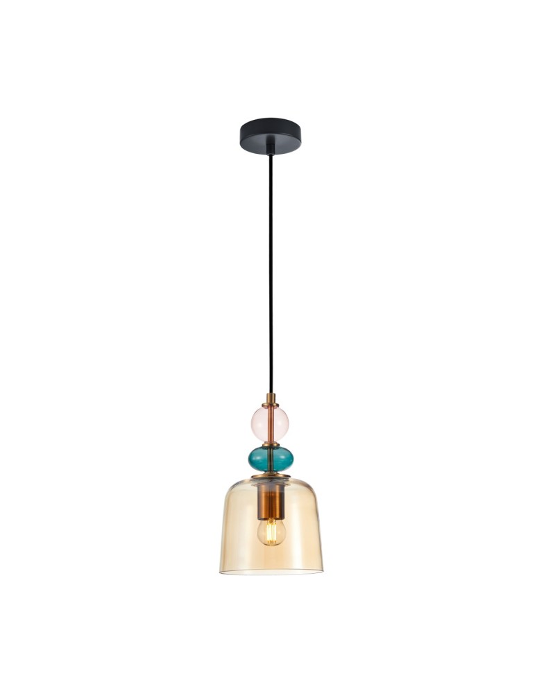 Italux Namos Wisząca 1xE27 40W Mosiądz PND-27092A-MC-BRO