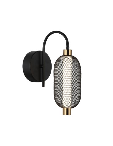 Italux Marco Kinkiet 1xLED 6W 310 lm 3000K (Ciepła biel) czarny WL-84283-1-BK