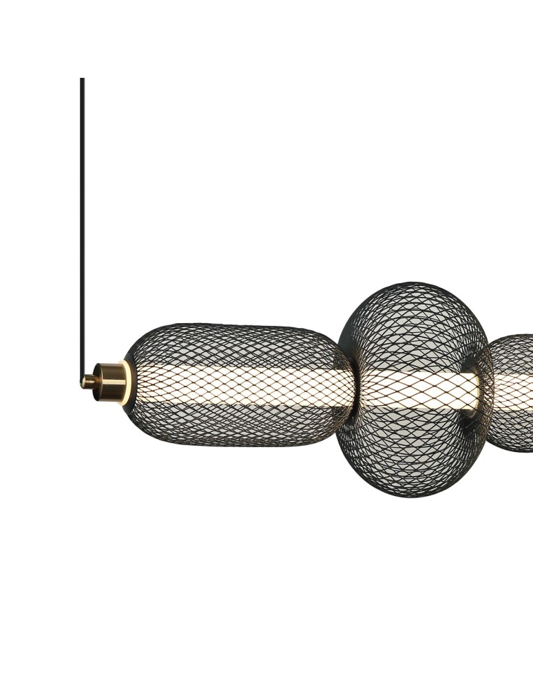 Italux Marco Wisząca 1xLED 16W 900 lm 3000K (Ciepła biel) czarny PND-84283-4-BK Italux Marco Wisząca 1xLED 16W 900 lm 3000K (Ciepła biel) czarny PND-84283-4-BK