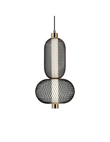 Italux Marco Wisząca 1xLED 10W 590 lm 3000K (Ciepła biel) czarny PND-84283-2-BK