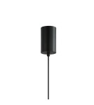 Lampy wiszące pojedyncze - Italux Marco Wisząca 1xLED 10W 590 lm 3000K (Ciepła biel) czarny PND-84283-2-BK - product 4