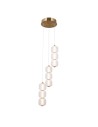 Italux Ganti Wisząca 3xLED 20W 2170 lm 3000K (Ciepła biel) złoty PND-34362-9-HBR-OPAL