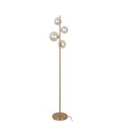 Lampy podłogowe kule - Italux Canello Podłogowa 4xG9 20W złoty FL-406007-4-HBR - product 1