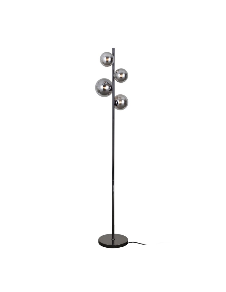 Italux Canello Podłogowa 4xG9 20W czarny perłowy FL-406007-4-BCR