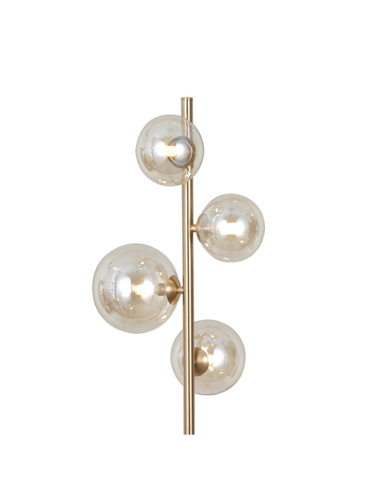 Lampy podłogowe kule - Italux Canello Podłogowa 4xG9 20W złoty FL-406007-4-HBR - product kolory-swiatla.pl 2