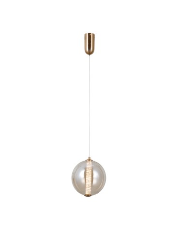 Italux Butero Wisząca 1xLED 9W 825 lm 3000K (Ciepła biel) złoty PND-34359-M-HBR-AMB - produkt 2