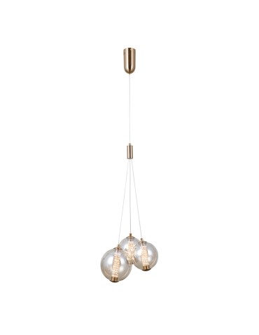 Italux Butero Wisząca 3xLED 12W 1095 lm 3000K (Ciepła biel) złoty PND-34359-3-HBR-AMB - produkt 2