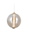 Italux Butero Wisząca 1xLED 9W 825 lm 3000K (Ciepła biel) złoty PND-34359-M-HBR-AMB