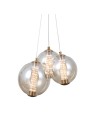 Italux Butero Wisząca 3xLED 12W 1095 lm 3000K (Ciepła biel) złoty PND-34359-3-HBR-AMB