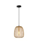 Lampy wiszące druciane - Italux Amiria Wisząca 1xE27 40W Złoty PND-28612-GD-AMB - product 1