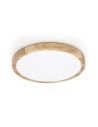 Italux Alata Plafon 1xLED 24W 2900 lm 2800K+4000K+ 6000K IP44 drewno PLF-72836-300R-24W-WO