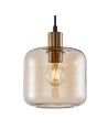 Italux Zona Wisząca 1xE27 40W Złoty PND-29257A-1-BRO-AMB