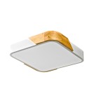 Plafony LED - Italux Santer Natynkowa 1xLED 24W 2400 lm 3000K (Ciepła biel) Drewno, biały PLF-13187-WH-WO - product 1