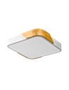 Italux Santer Natynkowa 1xLED 24W 2400 lm 3000K (Ciepła biel) Drewno, biały PLF-13187-WH-WO