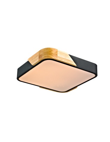 Italux Santer Natynkowa 1xLED 24W 2400 lm 3000K (Ciepła biel) Drewno, czarny PLF-13187-BK-WO - produkt 2