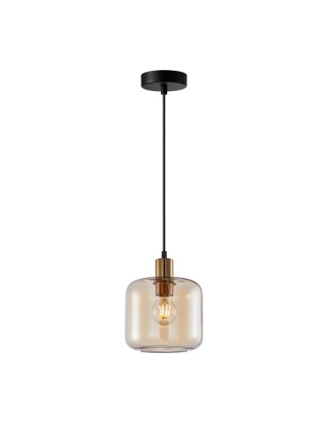 Italux Zona Wisząca 1xE27 40W Złoty PND-29257A-1-BRO-AMB - produkt 2