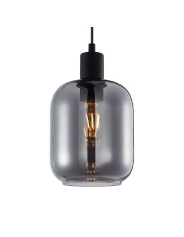 Italux Zona Wisząca 1xE27 40W Czarny PND-29258S-1-BK-SG