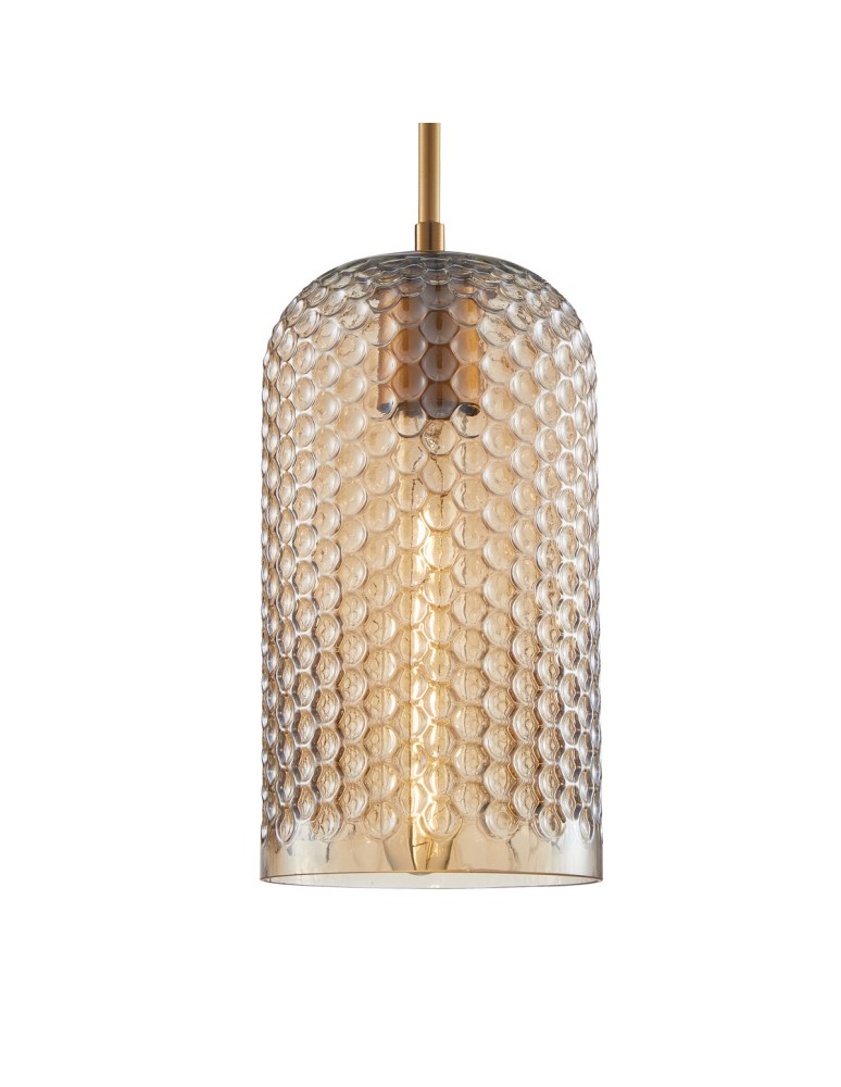 Italux Renti Wisząca 1xE27 40W Złoty PND-25205-1S-BK-AMB