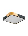 Italux Santer Natynkowa 1xLED 24W 2400 lm 3000K (Ciepła biel) Drewno, czarny PLF-13187-BK-WO