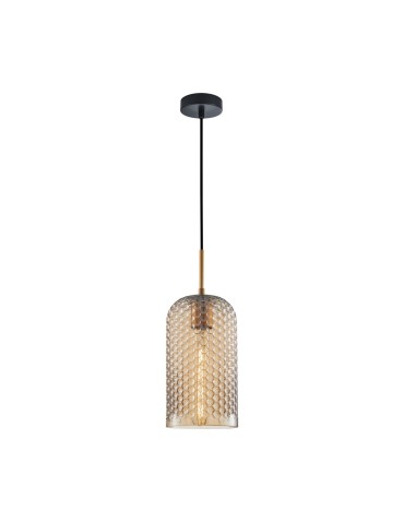 Italux Renti Wisząca 1xE27 40W Złoty PND-25205-1S-BK-AMB - produkt 2