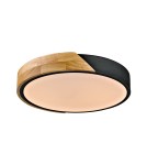 Plafony LED - Italux Nastro Natynkowa 1xLED 24W 2400 lm 3000K (Ciepła biel) Drewno, czarny PLF-13186-BK-WO - product 2