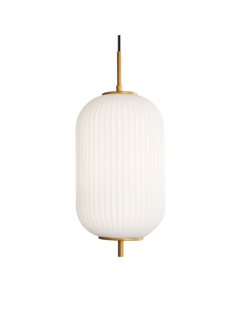 Italux Olmeto Wisząca 1xE27 10W Złoty PND-28798-1-GD-WH