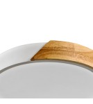 Plafony LED - Italux Nastro Natynkowa 1xLED 24W 2400 lm 3000K (Ciepła biel) Drewno, biały PLF-13186-WH-WO - product 3