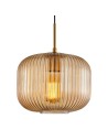 Italux Gavino Wisząca 1xE27 40W Złoty PND-26476-1-BRO-AMB